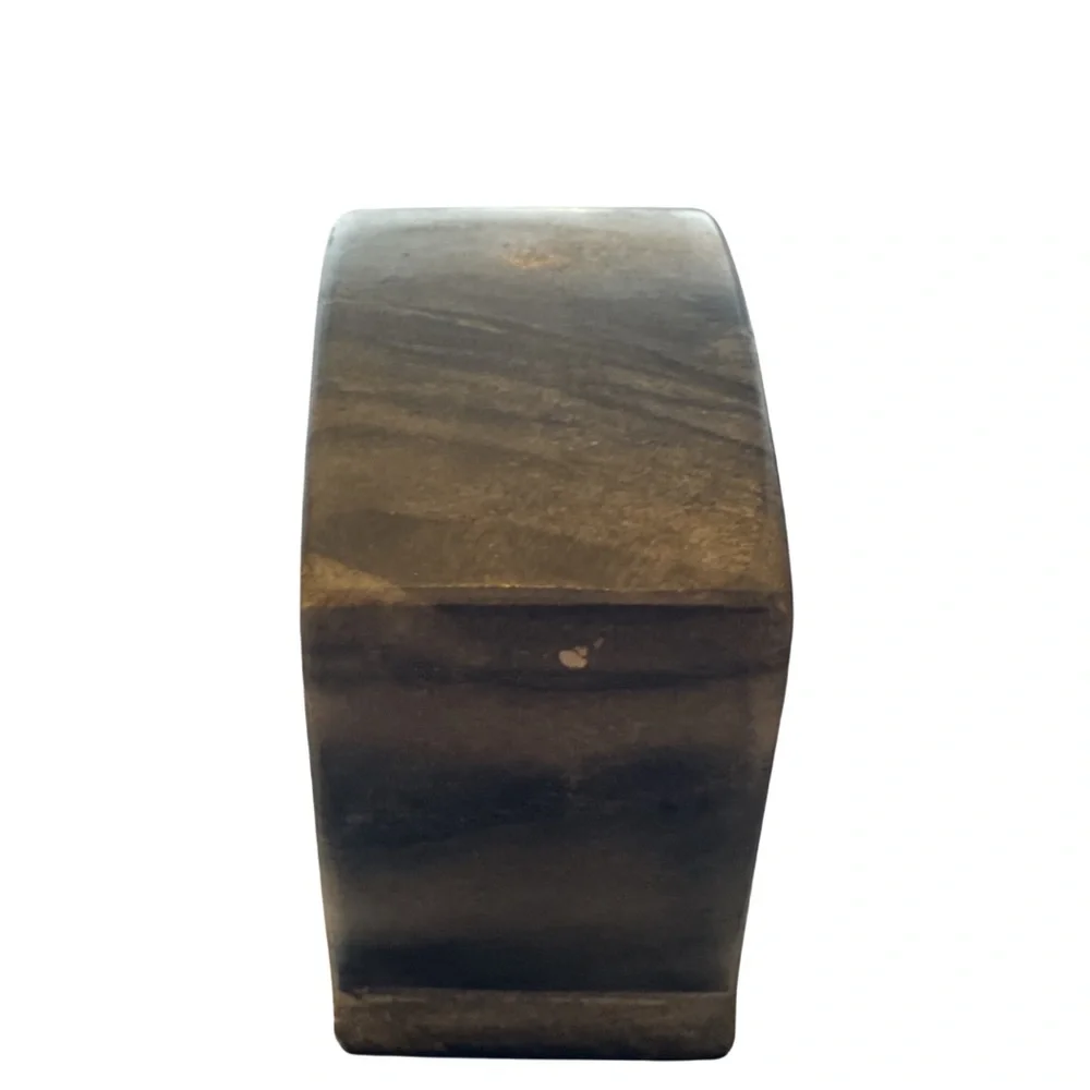 Gray and Gold Marble Bookends